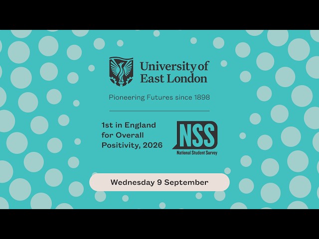 12:30 - Wednesday 9 September 2026 Graduation | University of East London