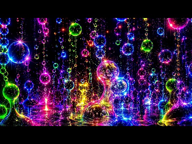 ✨ Hypnotic Bubble Flow 🫧 4K Lava Lamp OLED Screensaver & Relaxing Music