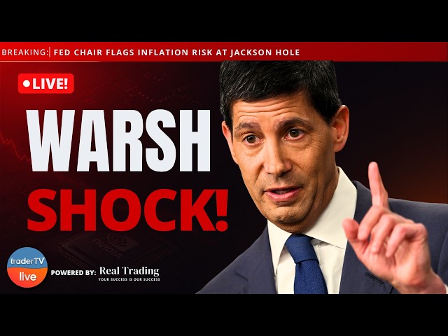 Warsh Speaks, Markets Tank: Jackson Hole Shockwave Slams Chip Stocks | Stock Market Live