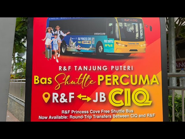 How to go to R&F Mall via Free Shuttle Bus at JB Sentral .