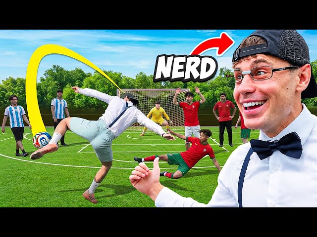 Nerd Plays Football and Breaks Ankles 