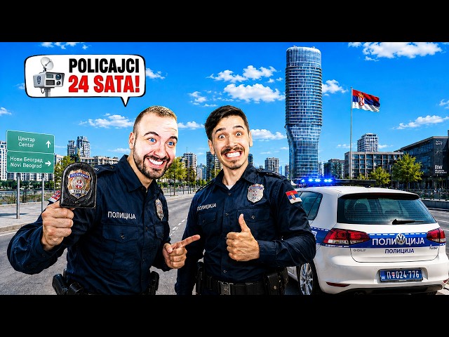 POSTAJEMO POLICAJCI NA 24H U BEOGRADU U GTA 5!