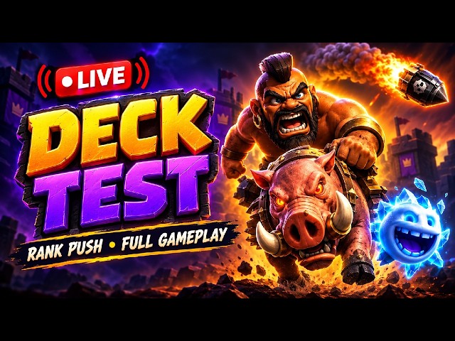 🔴 LIVE 🔥 20 WINS CHALLENGE! 🏆 Clash Royale Full Gameplay | HARSA OP CR