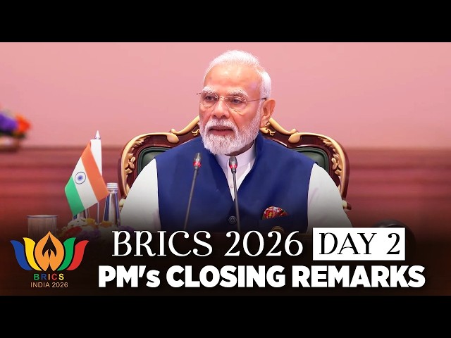 PM's closing remarks: BRICS Session on Resilience, Innovation, Cooperation and Sustainability