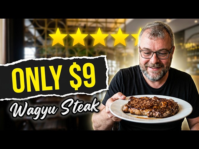 $9 Wagyu Meltique Steak At Thyme Beefbar & Eatery 4K HDR