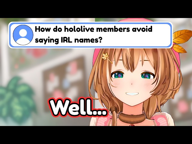 How Do Hololive Members Avoid Saying Their IRL Names?