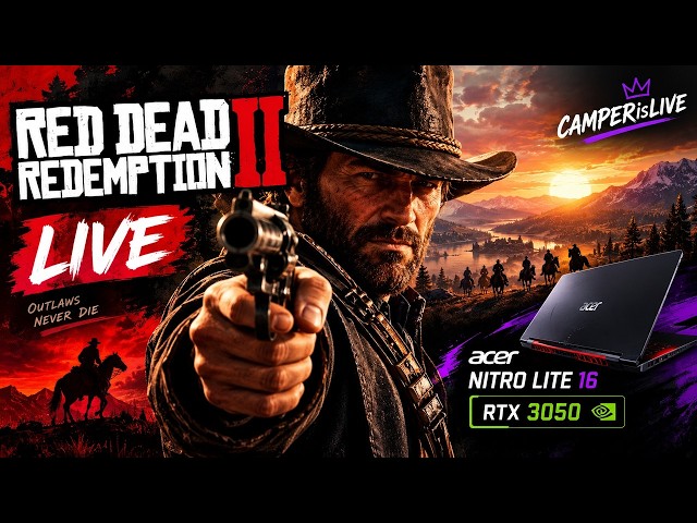 RDR 2 CH 4  |  RED DEATH REDEMPTION 2  |  CAMPER is LIVE