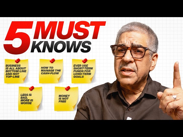 5 FINANCE MANTRAS for GOOD FINANCE MANAGEMENT | Dr. Anil Lamba