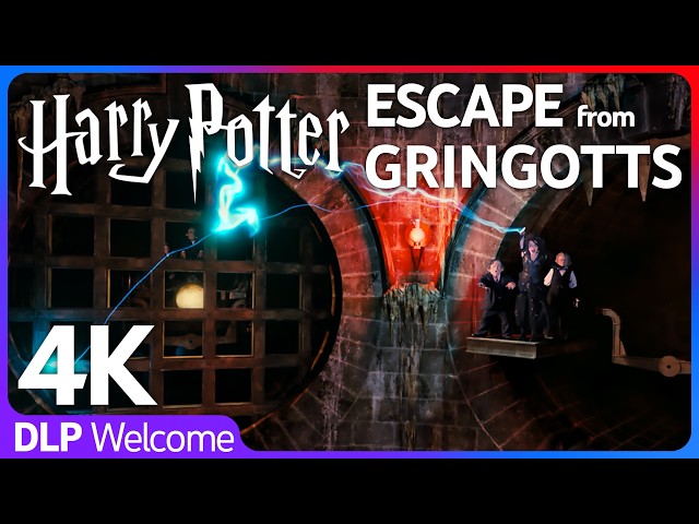 Harry Potter : Escape from Gringotts [4K POV] Private Ride at Universal Studios Florida