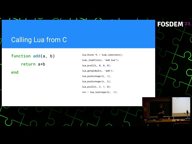 Lua for the lazy C developer. Frank Vanbever FOSDEM 2023