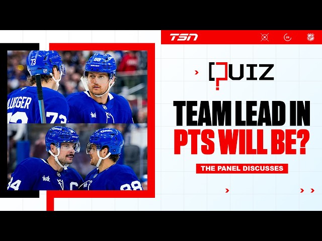 The Quiz: Who will lead the Leafs in points this season?