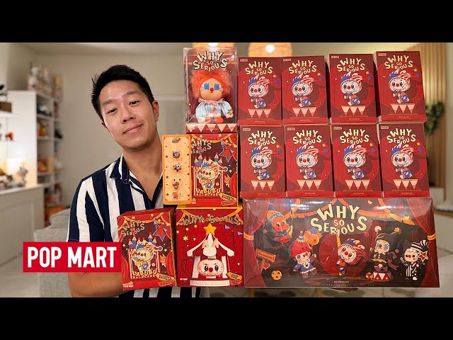 WHY SO SERIOUS LABUBU CLOWN SECRET HUNT! POP MART Unboxing Halloween Vinyl Plush Pendant Blind Box