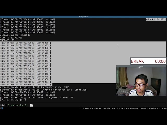 Live study: read along book "Operating Systems: Three Easy Pieces" (Part 211)