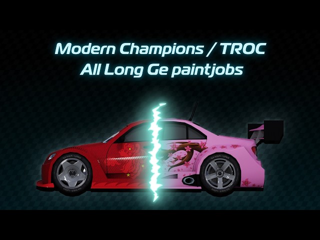 Cars 2 Modding Modern Champions & TROC - All Long Ge paintjobs