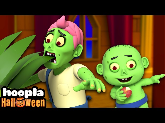 Zombies Woke Up Hungry For a Midnight Snack | Funny Halloween Songs by @AllBabiesChannel