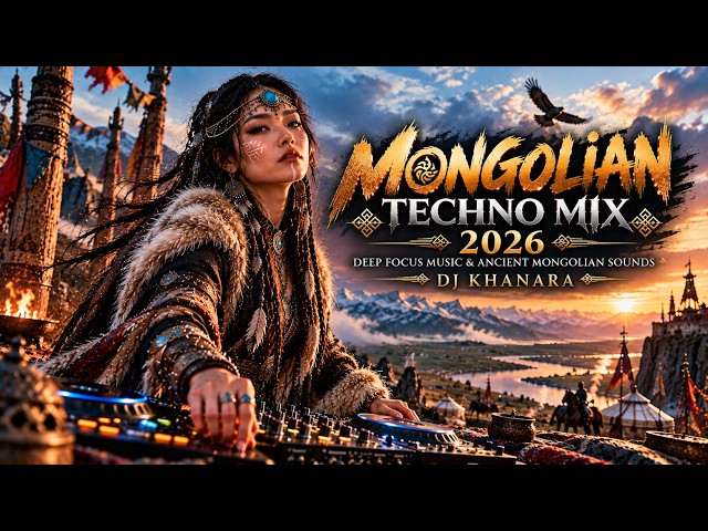 Mongolian Techno Mix 2026 | Deep Focus Music & Ancient Mongolian Sounds | DJ KHANARA