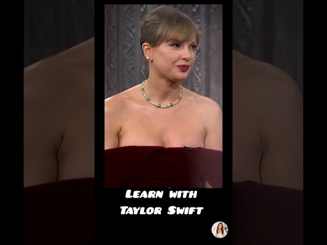 Learn English with Taylor Swift | Useful Words & Phrases | English Vocabulary #shortvideo #english