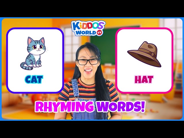 Learn Rhyming Words with Miss V | Fun English Vocabulary for Kids