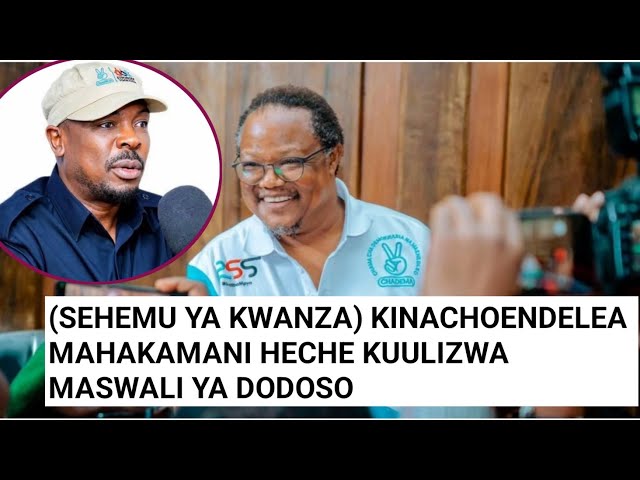 (PART ONE) WHAT IS HAPPENING IN THE TUNDU LISSU COURT CASE