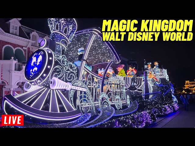 🔴Live Magic Kingdom Saturday with Rides, Parades, Fireworks at Walt Disney World 10/24/2026