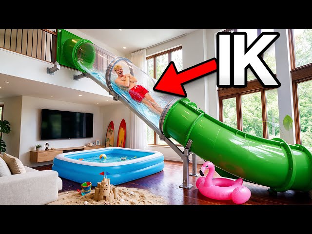 I Built A Secret Swimming Pool In My Parents' Living Room!