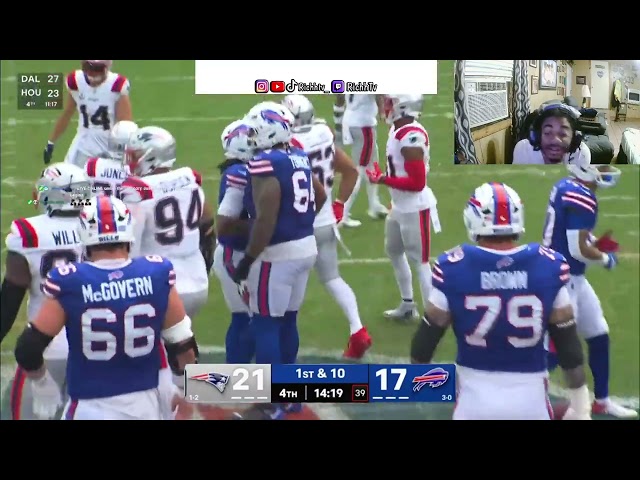 RichhTV Reacts To Patriots vs Bills Week 4 Full Game Highlights