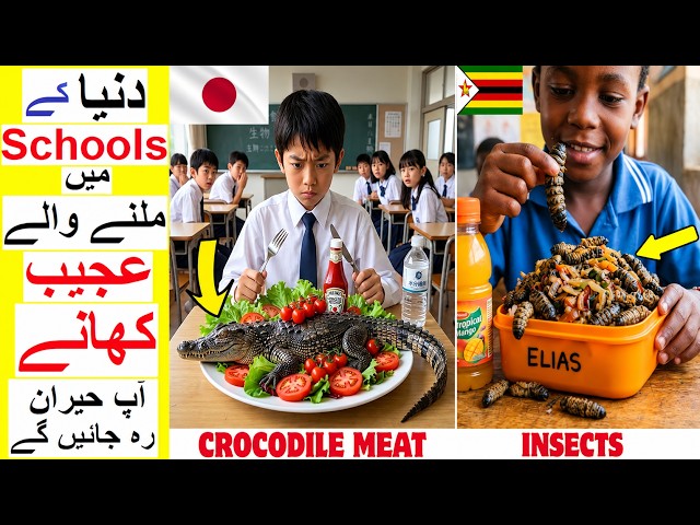 Strange School Foods from around the World.