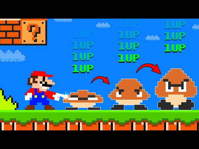 Super Mario Bros. But Mario Can Revive Everything He Touches!
