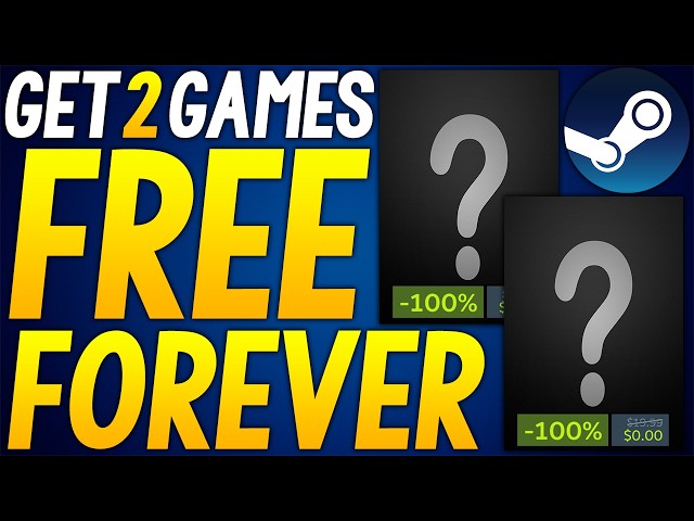 Get 2 FREE Games FOREVER RIGHT NOW + AWESOME STEAM And SWITCH 2 Game DEALS LIVE RIGHT NOW!