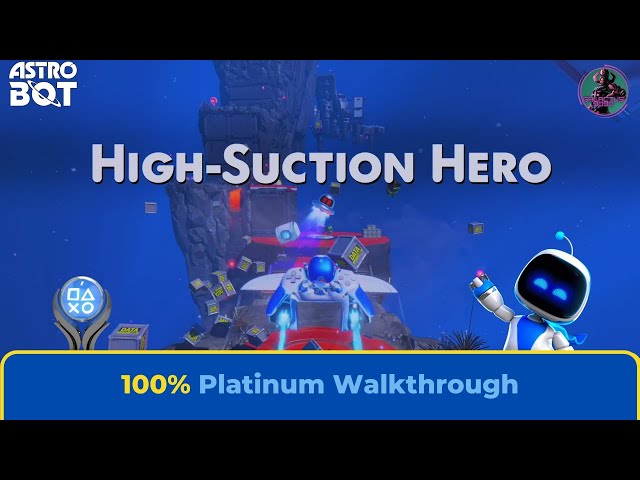 Astro Bot: High Suction Hero Platinum Walkthrough [4K]