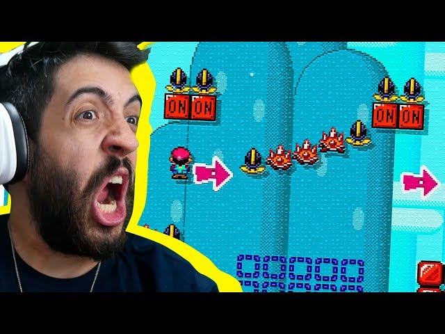 SUPER MARIO MAKER 2 - MAPA IMPOSSÍVEL NO MARIO! SÓ GOD PRA PASSAR!