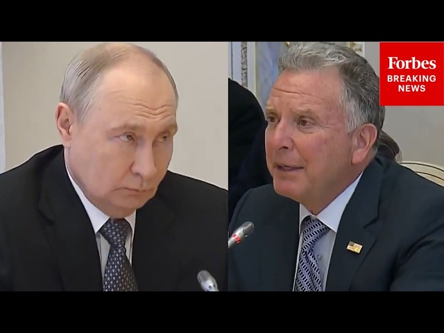 SHOCK MOMENT: Steve Witkoff Tells Putin To His Face That He's A 'Humanitarian' Like President Trump