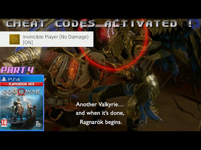 God of War | Part 4 | POST GAME | PS4 | Cheat Codes Activated | Long-play