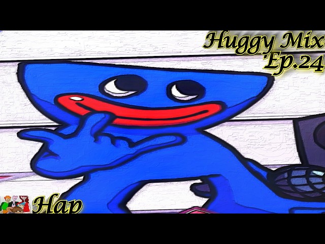 Friday Night Funkin' Huggy Mix (#huggywuggy #fnfmod) Huggy VS BF in Hap