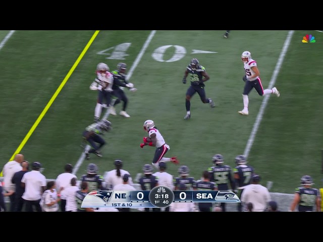 A.J. Brown's first catch as a New England Patriot