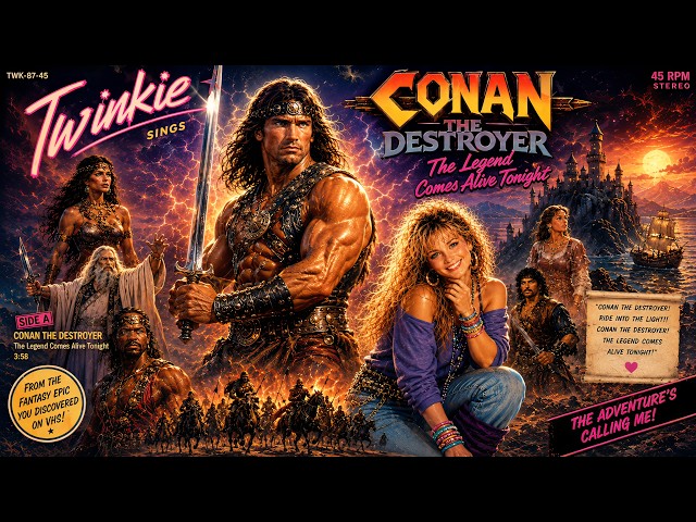 This 80s Synth Track Will Take You Back to 1985 💿 Conan the Destroyer