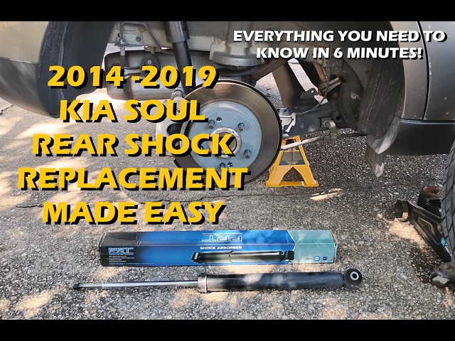 KIA SOUL REAR SHOCK (2014-2019) REPLACEMENT MADE EASY