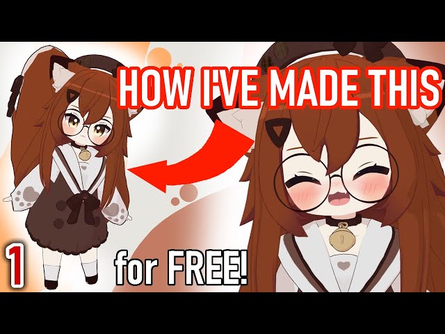 How To Make a 3D Vtuber Model From Scratch for FREE! PART 1 - SIMPLE 5 STEPS BEGINNER INTRODUCTION