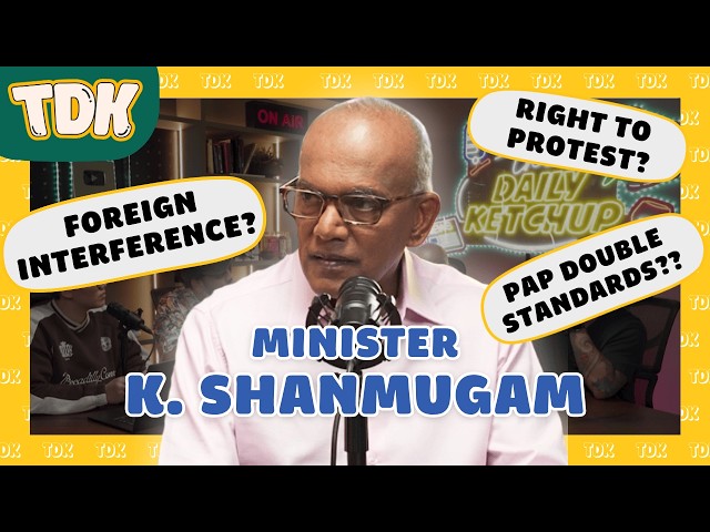 HARD Questions On Race And Religion In SG Politics (ft. Minister K. Shanmugam) | #DailyKetchup EP468
