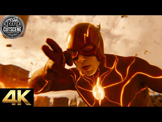 [4K UHD IMAX] Flash Saves Falling Babies in Heroic Feat CUTSCENE | The Flash (2023)