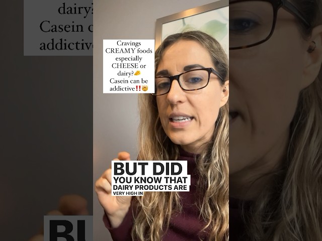 CRAVING CHEESE?🧀 This ingredient can be addictive.🤯 #cravings #cheese #healthtips