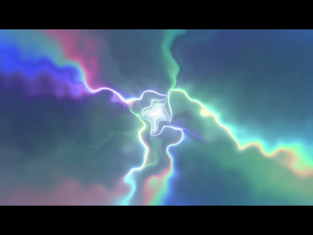 Neon Lightning Wormhole 4K VJ Loop Animated Wallpaper Background Screensaver
