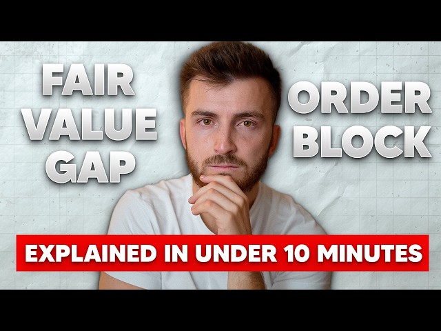ICT FVG and OrderBlocks in UNDER 10 MINUTES (Easy)