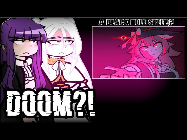 🇺🇸/🇧🇷/🇪🇸 Sousou no Frieren React to "DOOM"|MEME| Gacha Reaction