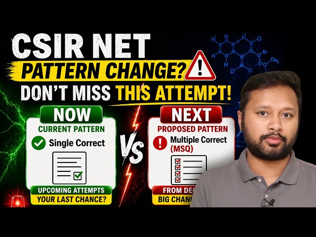 After This Attempt, CSIR NET Will NOT Be Same 😨