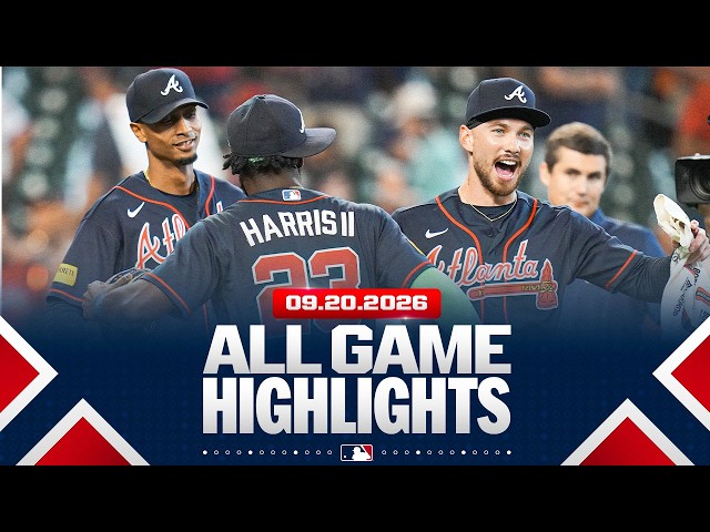 Highlights from ALL GAMES on 9/20 (Braves clinch the NL East and MORE!)