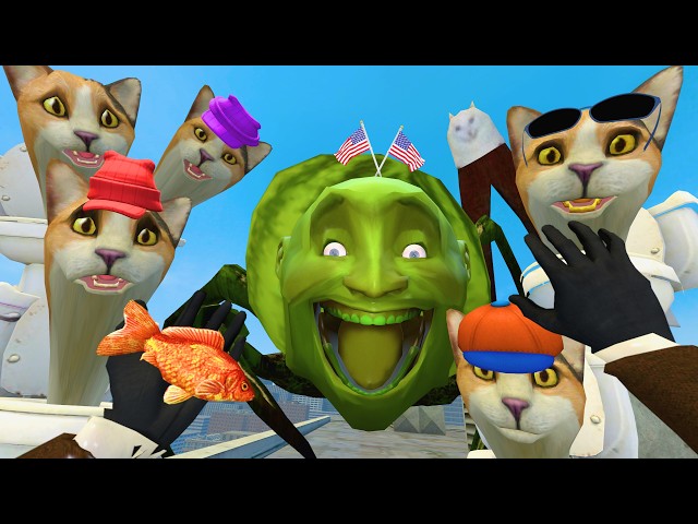 The Lin Gang Melon Came for Skibidi toilet Cat! 😱🔥