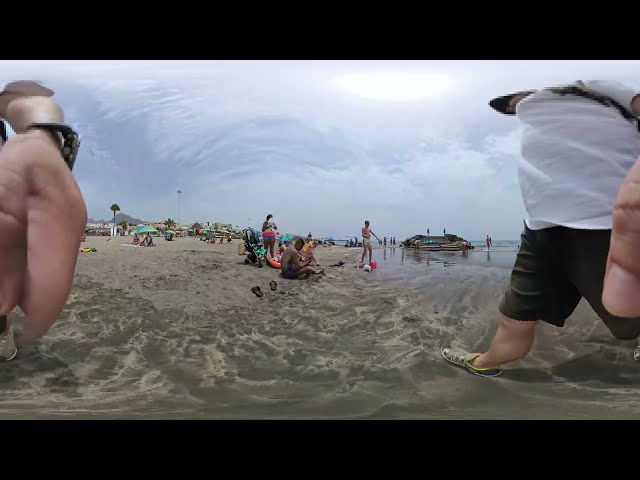 Relaxing Spain Beach Walk Tour 🏖️ | Summer Playas & Sea Views ☀️ 8K 360