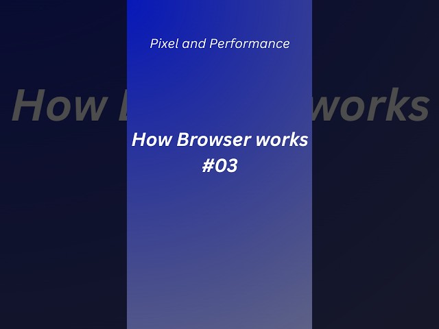 DOM vs CSSOM 🤯 | #webdevelopment   #browser  #css  #frontend #dom #cssom