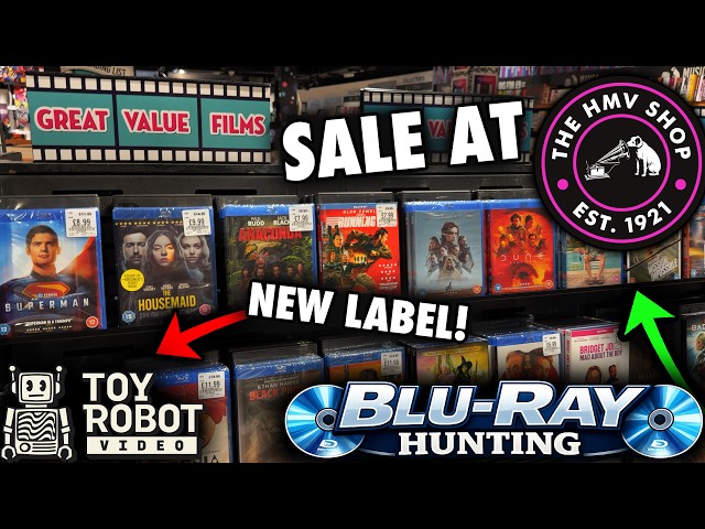 Blu-ray Hunting - HMV BLU-RAY SALE ALL ITEMS ON THE SHELF, A NEW BOUTIQUE LABEL & GIVEAWAY WINNER!!!